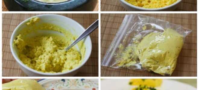 Яйца, фаршированные эстрагоном и горчицей