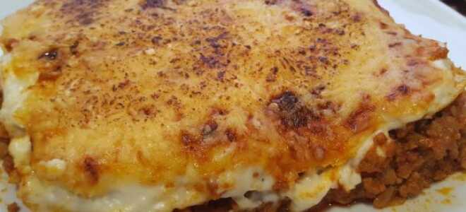 Легкая мясная лазанья — Быстрый рецепт